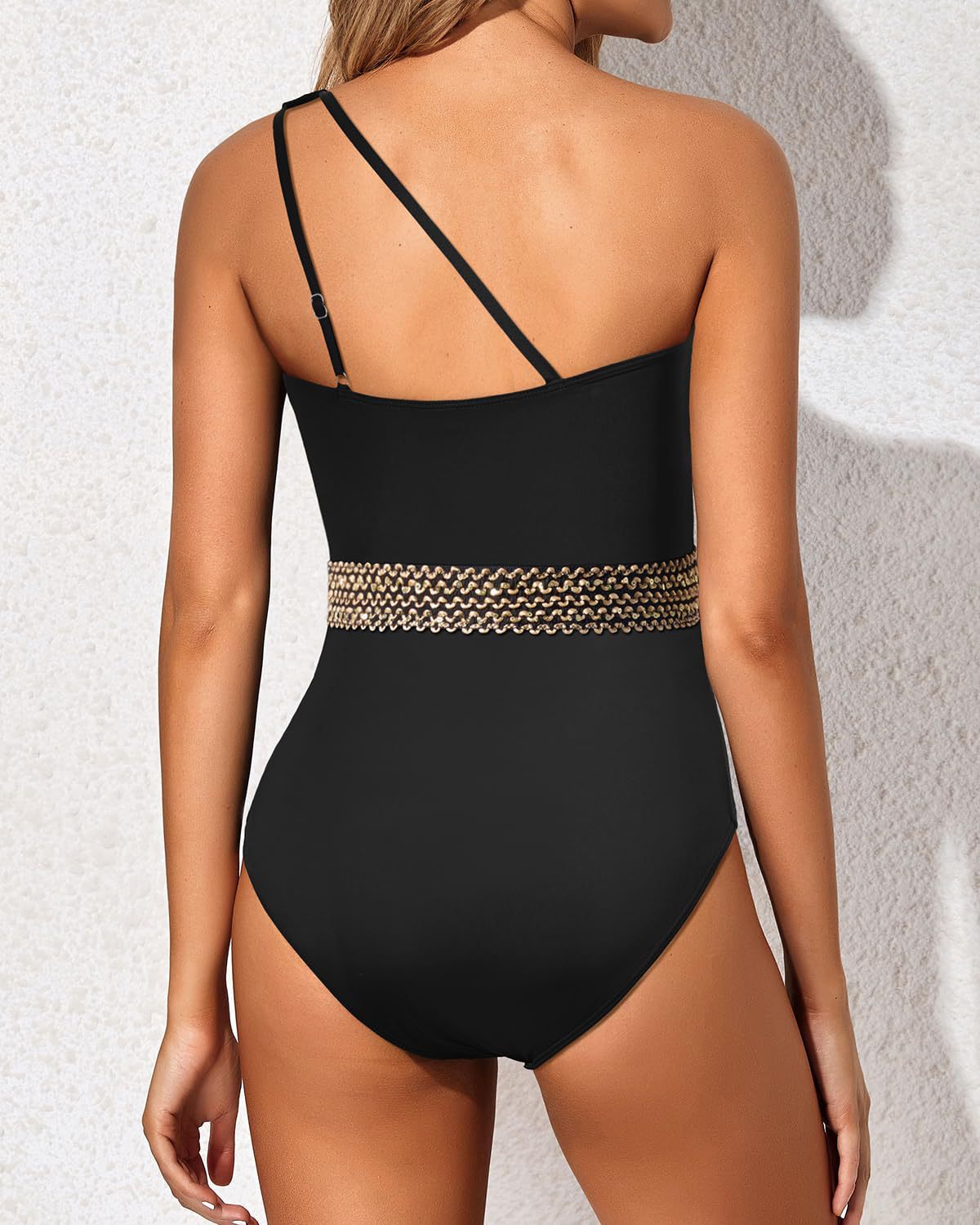 Maclair & Co. - One Shoulder One Piece Swimsuit for Women Tummy Control Bathing Suits