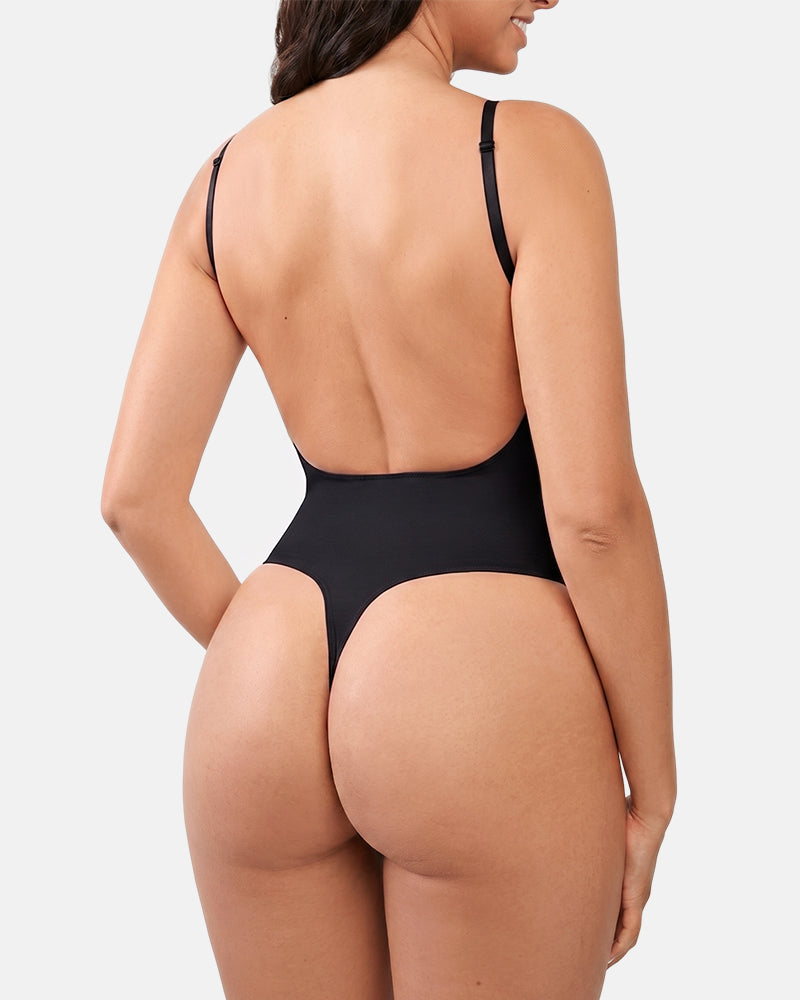Backless Slimming Thong Bodysuit