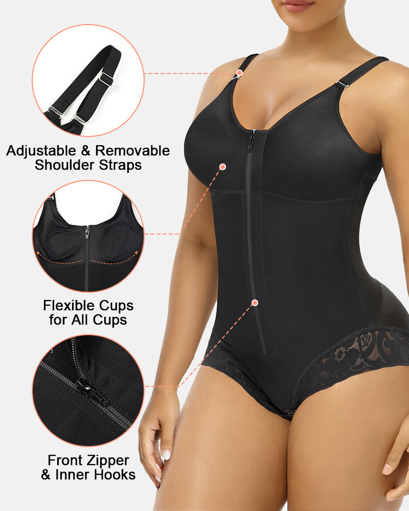 Overbust Fajas Colombianas Shapewear for Women Tummy Control Brief Shaper for Summer Shorts and Skirts