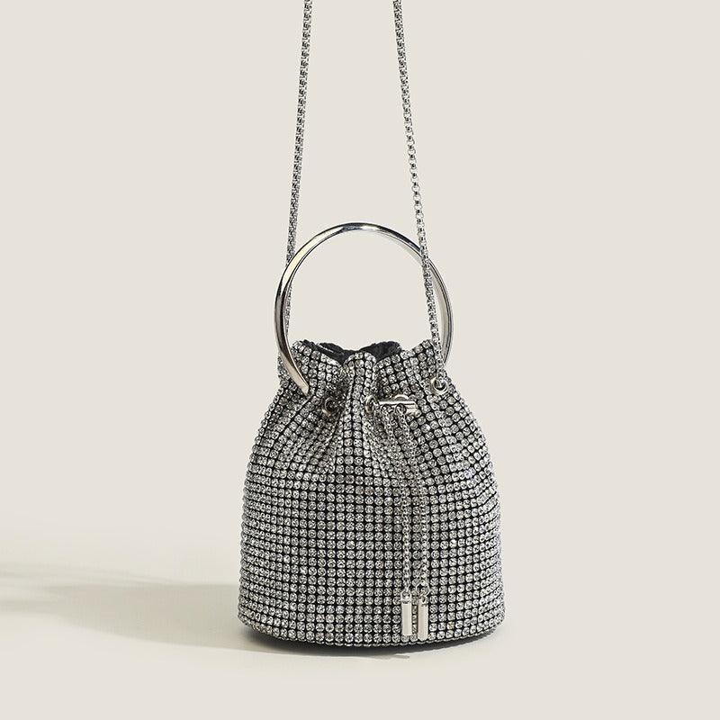Rhinestone Chain Clutch