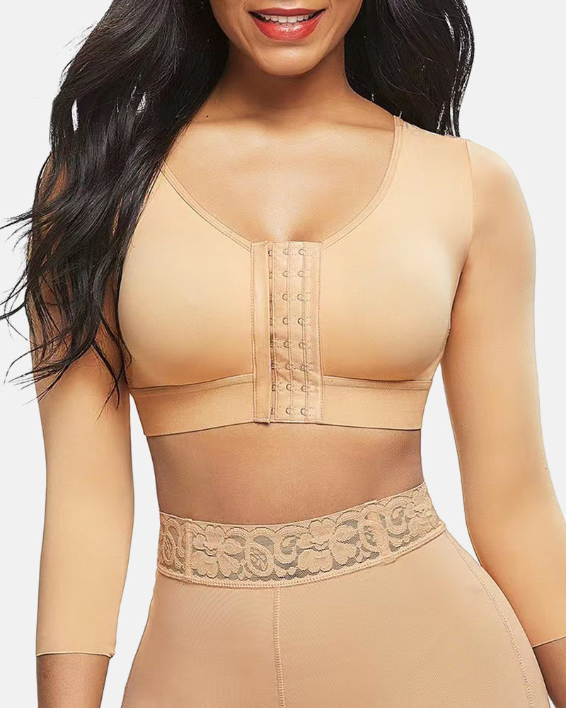 Slimming Arm Compression Top with Chest Support and Back Posture Correction
