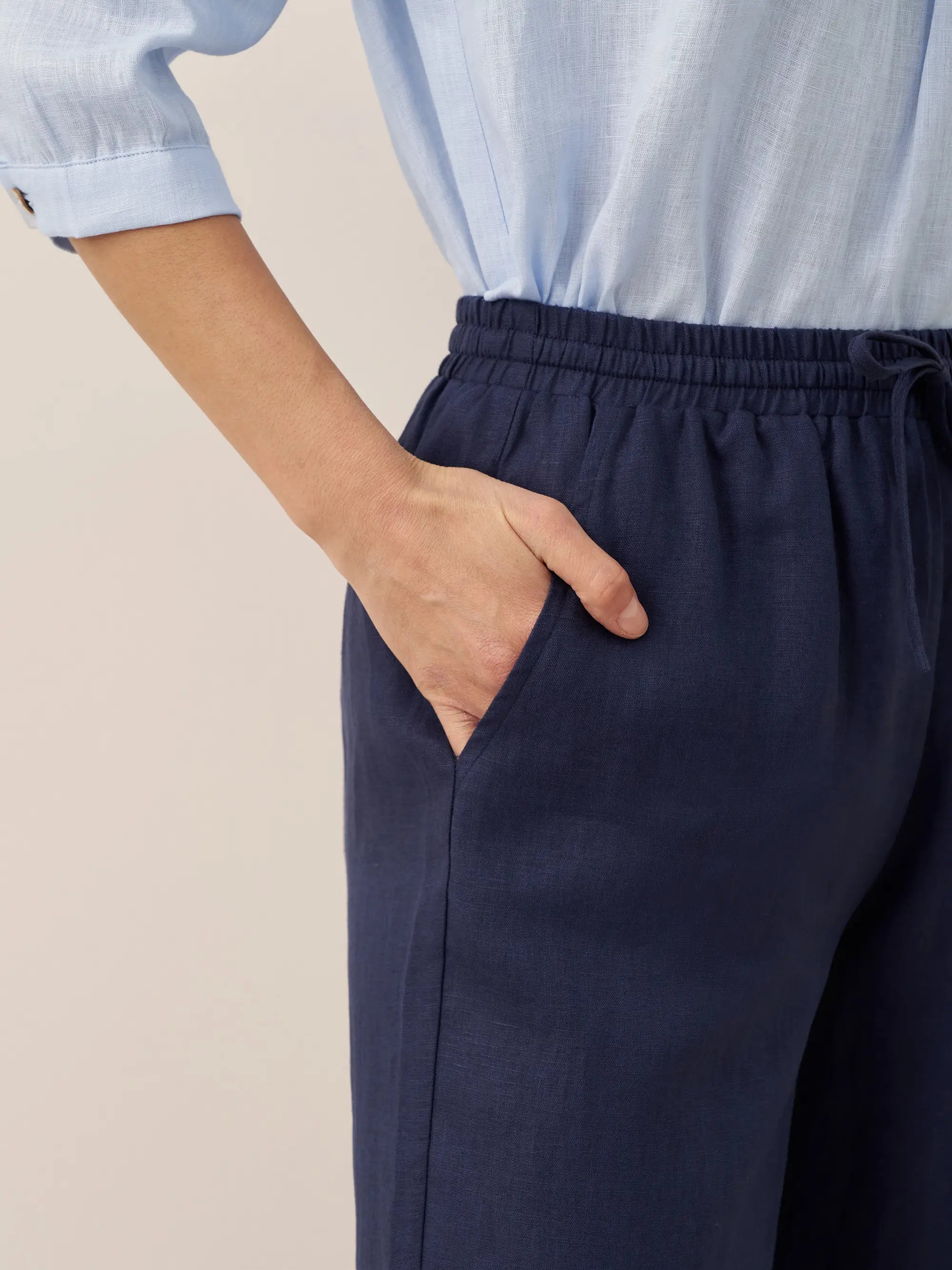 100% Linen Classic Pants LYON
