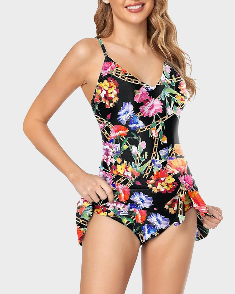 Maclair & Co. - Women's Tummy Control Slim Fit One Piece Swimsuit