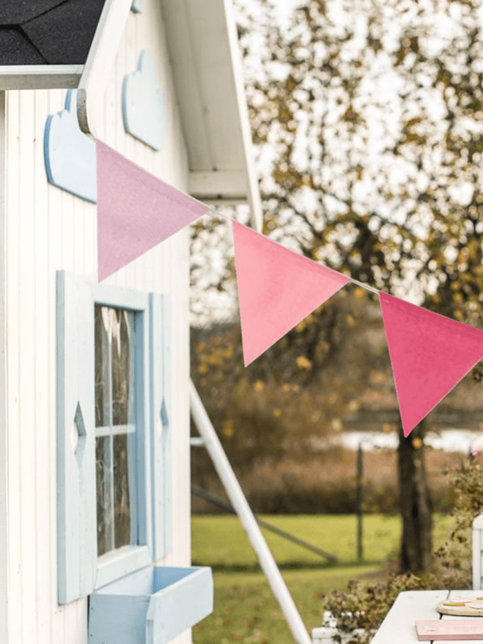 Sustainable Linen-Look Bunting Flags
