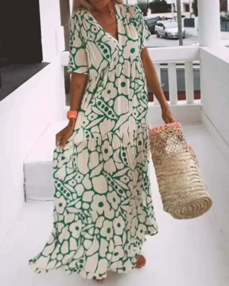 Christina | Lightweight V-Neck Summer Dress
