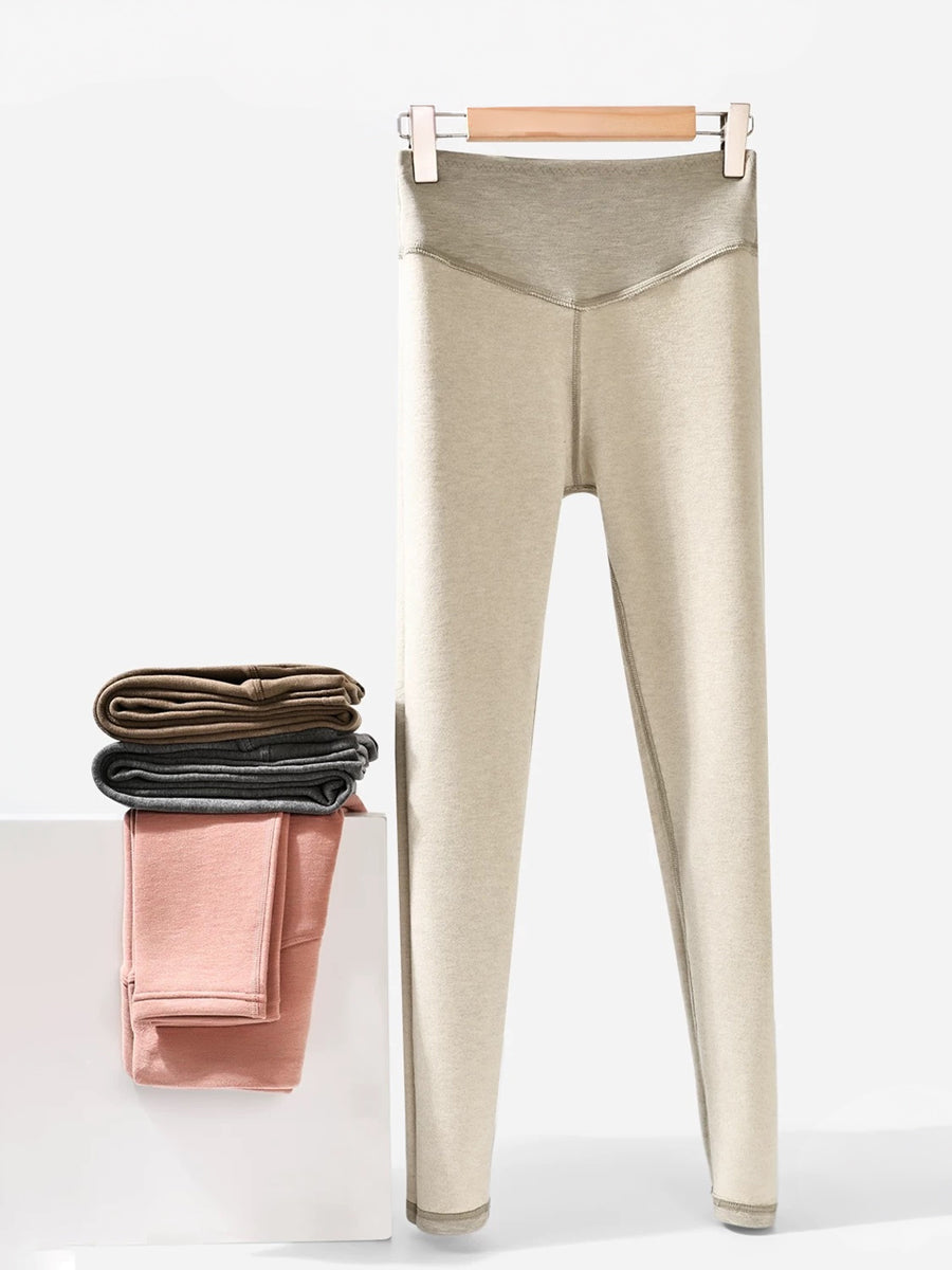 Cashmere & Silk Blend Invisible Thermal Leggings