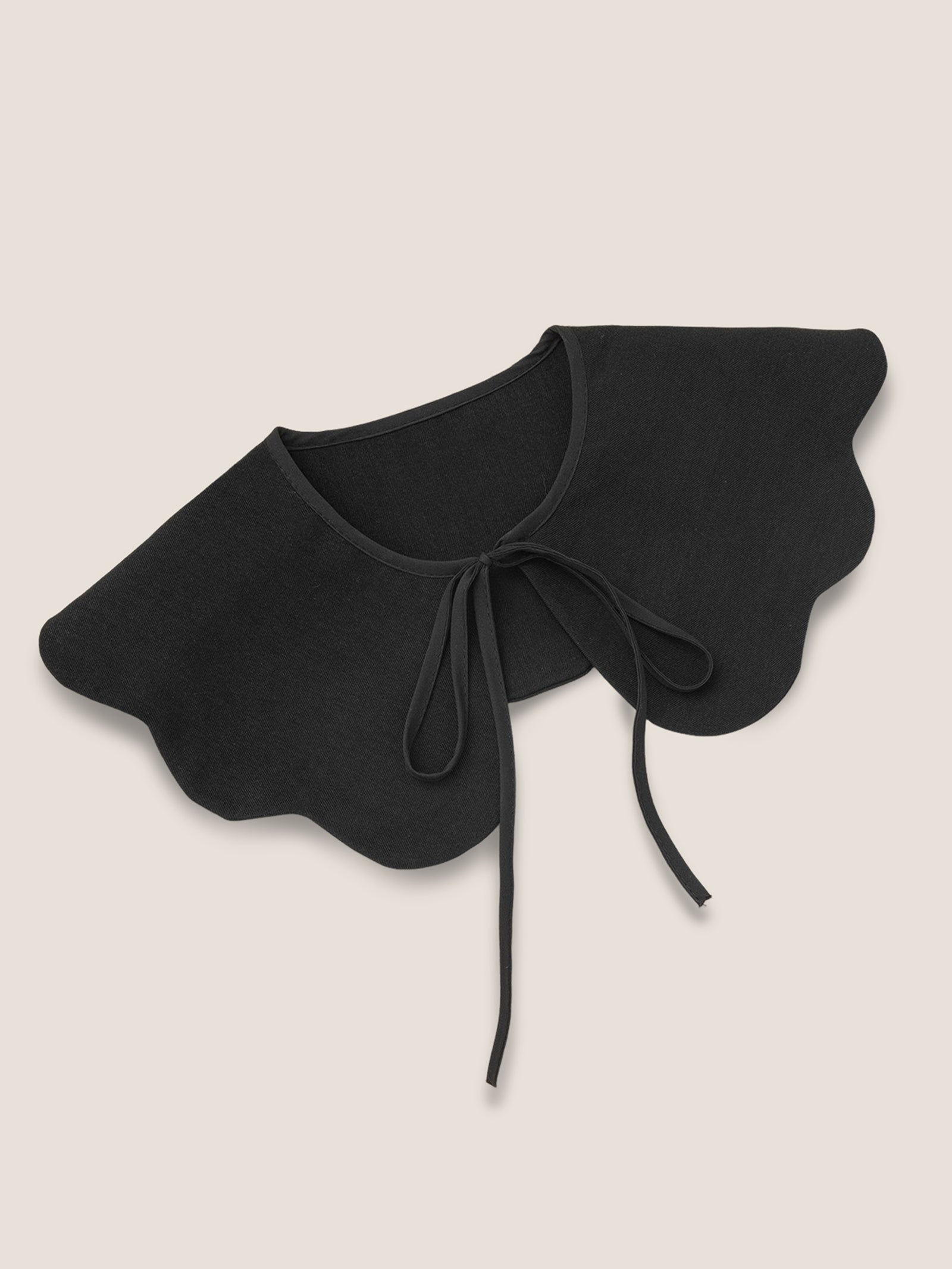 Peter Pan Collar With Tie Decorative Collar
