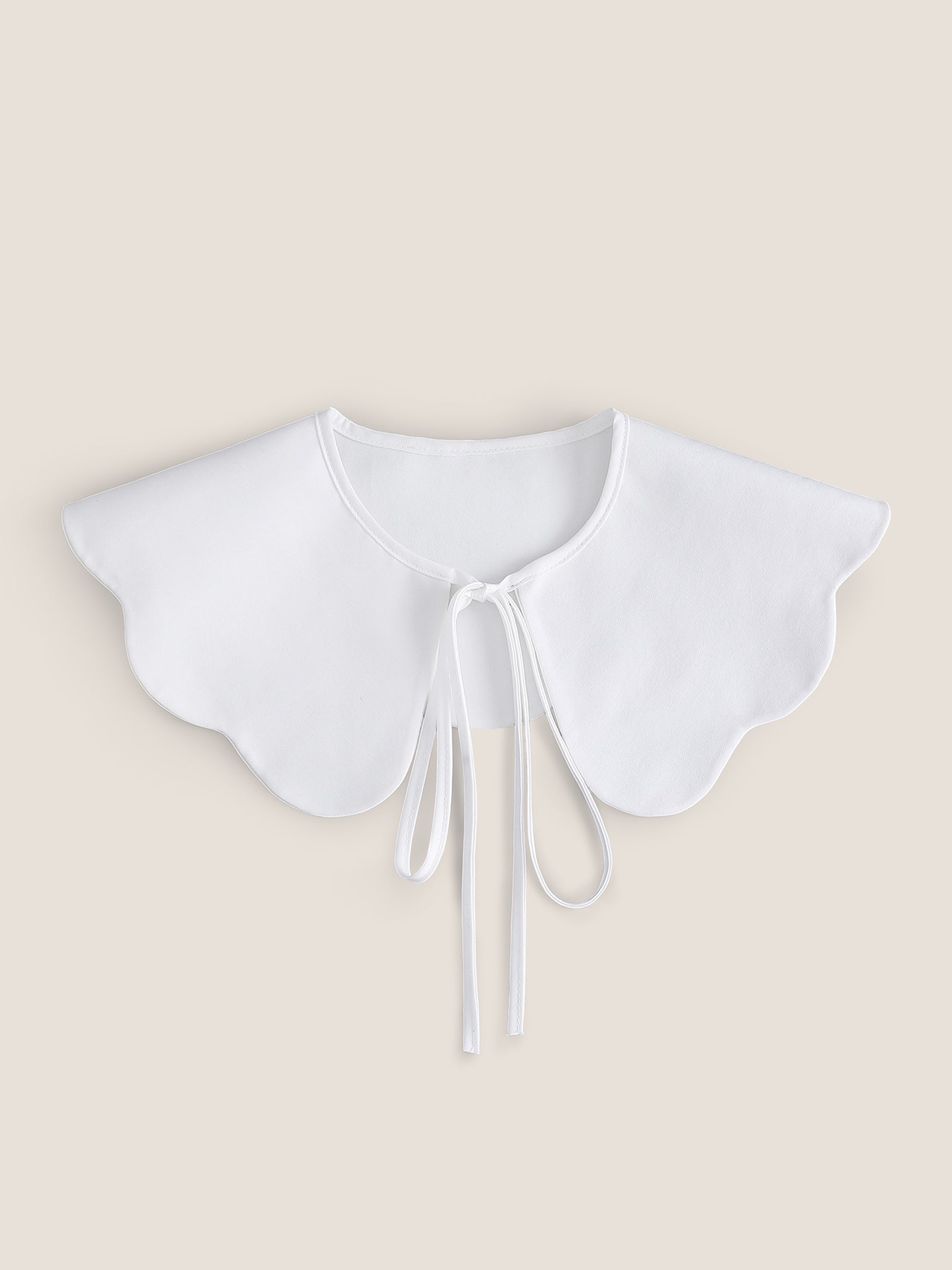 Peter Pan Collar With Tie Decorative Collar