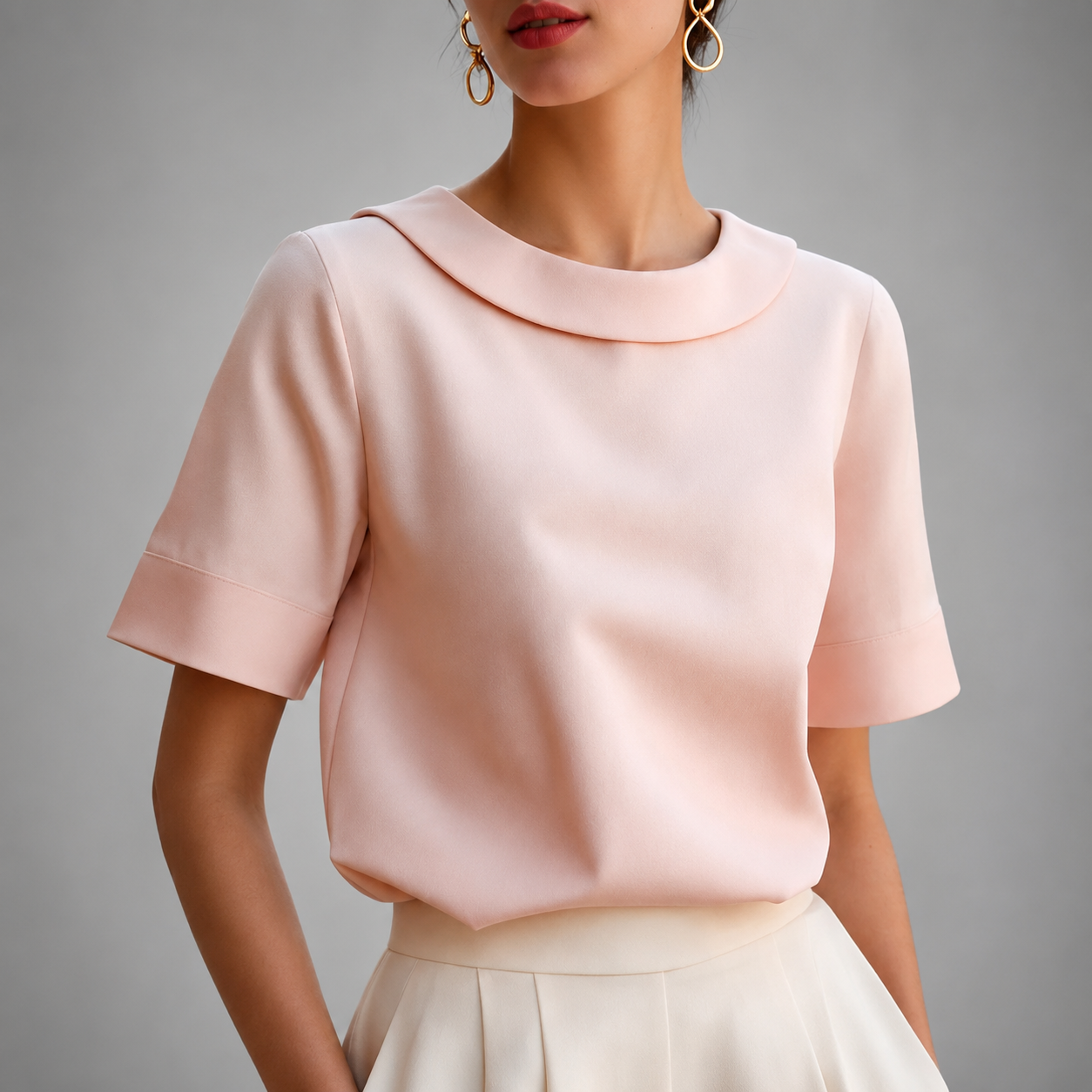Camille Round Neck Blouse