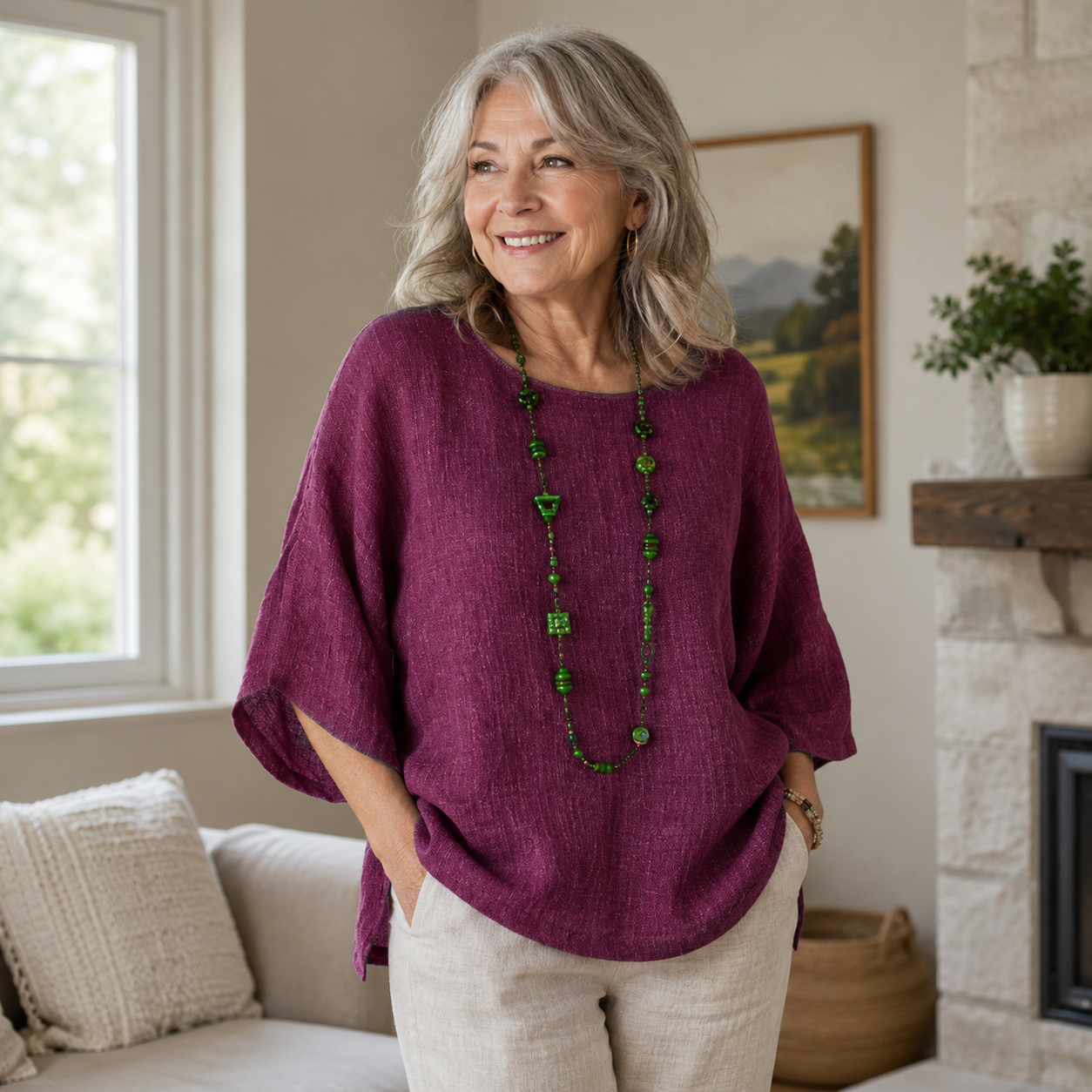 Odette Boat-Neck Tunic