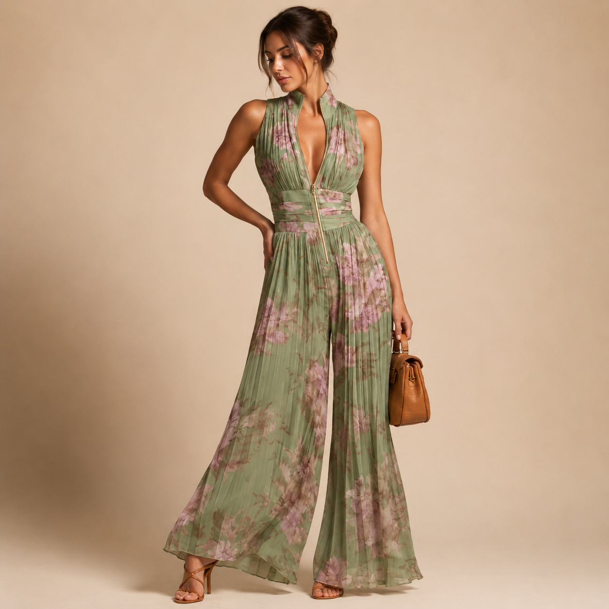 Zsófia Jumpsuit – Chiffon