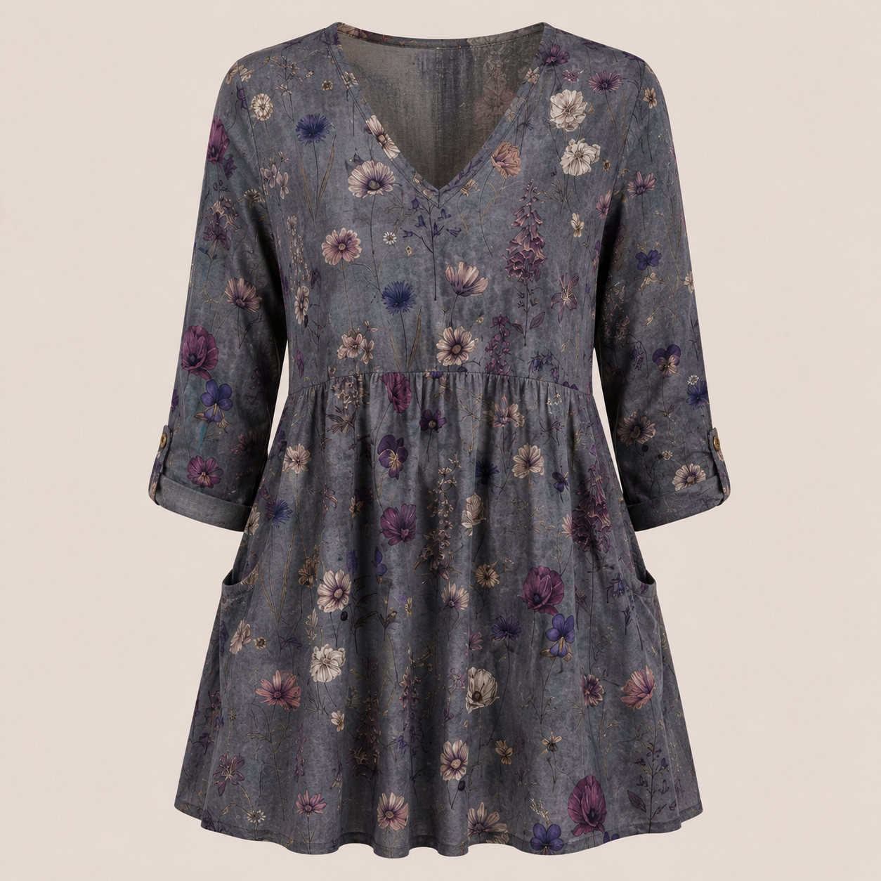 Audrey | Long Sleeve Blouse with V-Neck