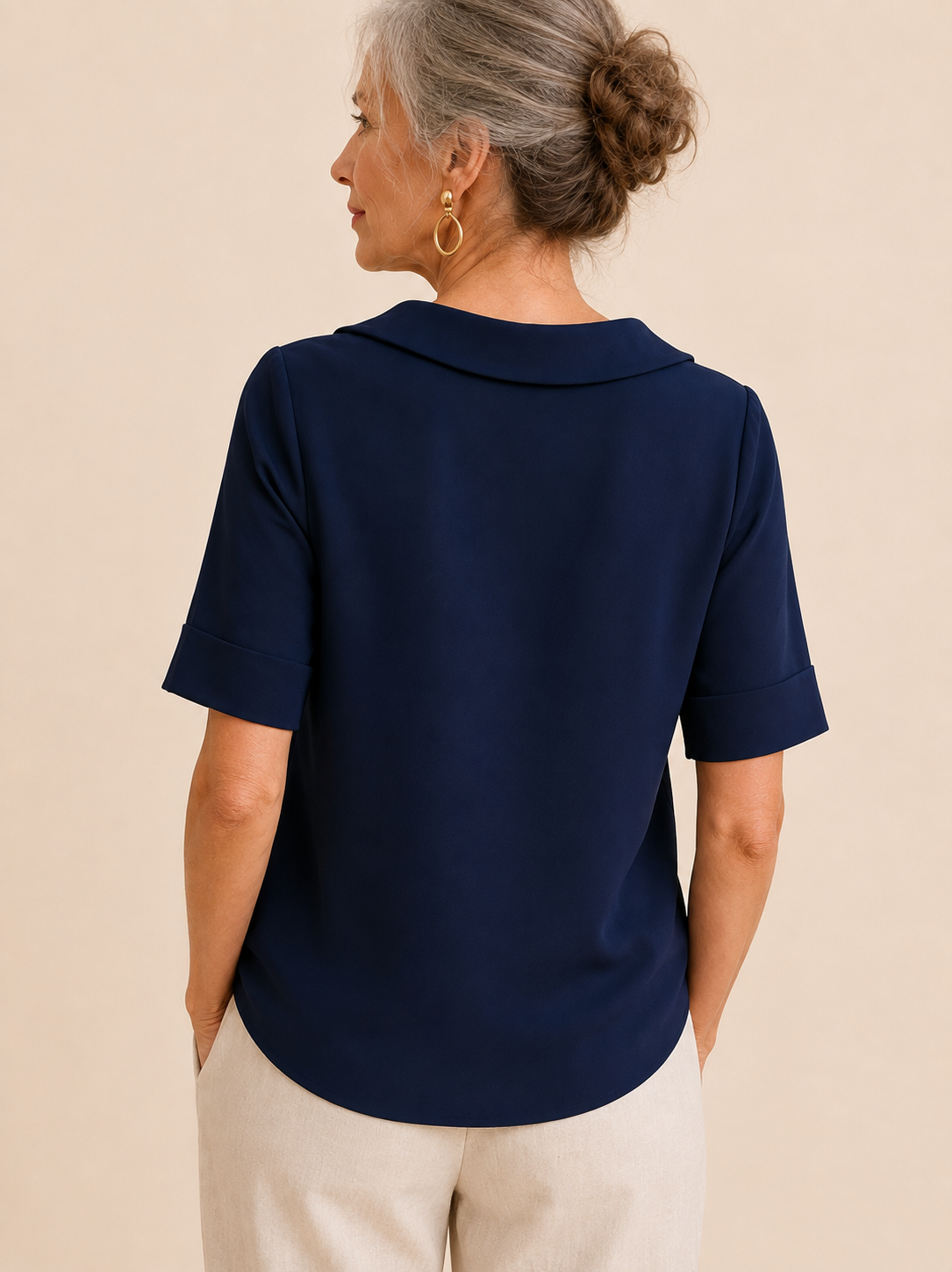 Camille Round Neck Blouse