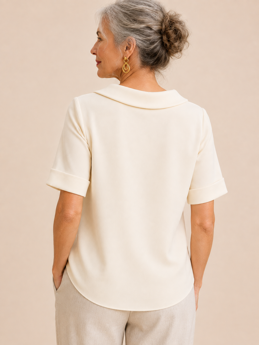 Camille Round Neck Blouse
