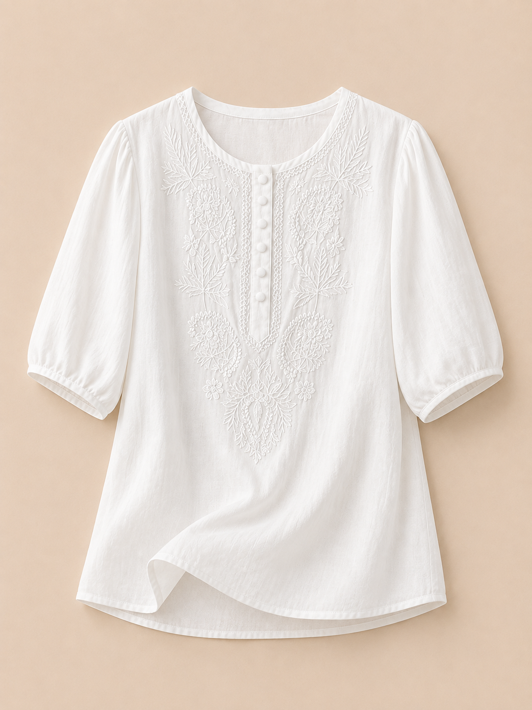 Verena Cotton Linen Blouse