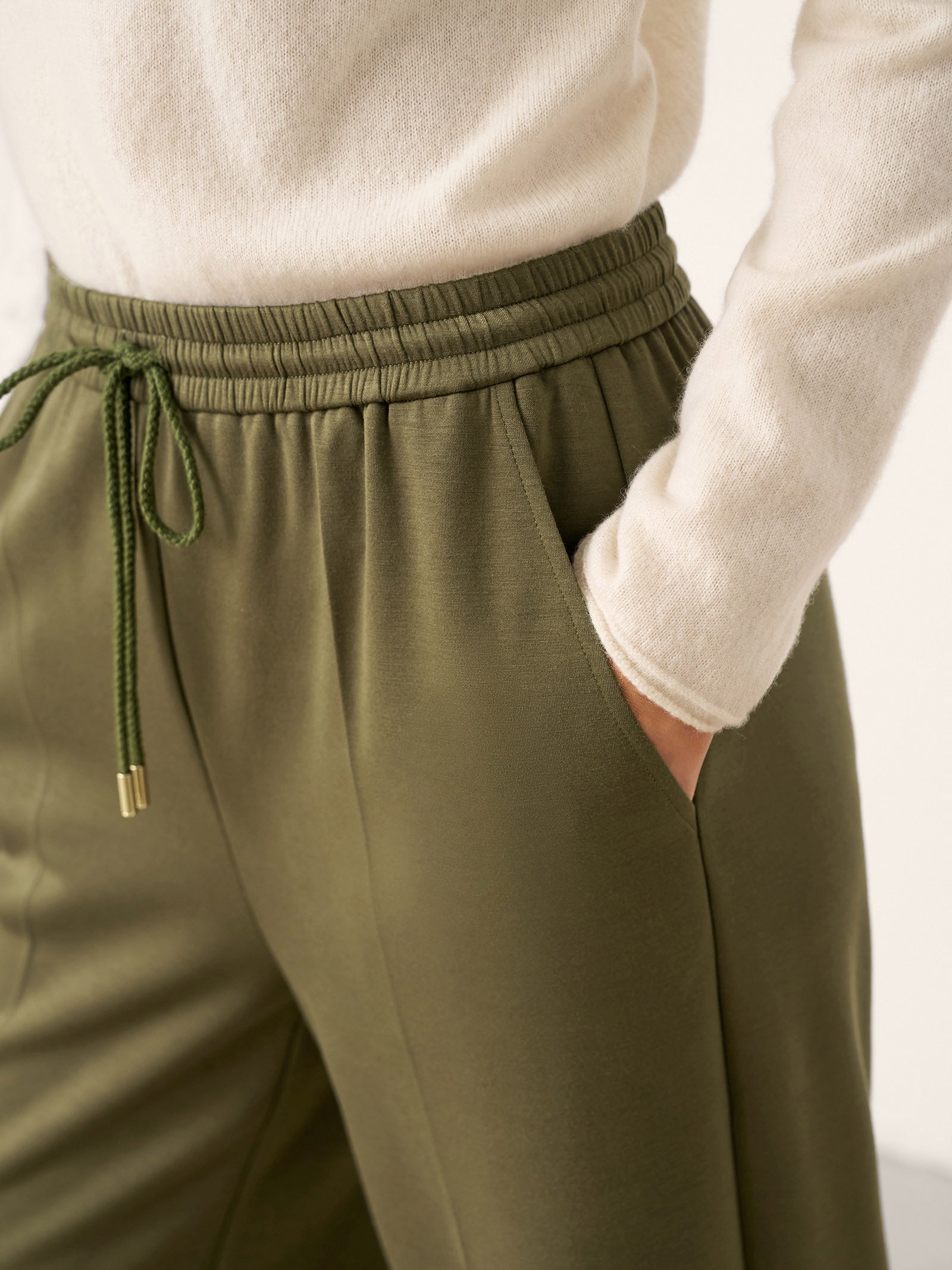 Drawstring Wide Leg Pants CHELSEA