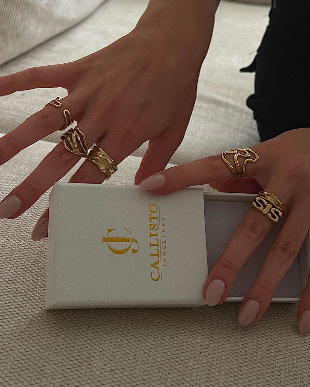 Jaylinette | Big Ring 18K Gold