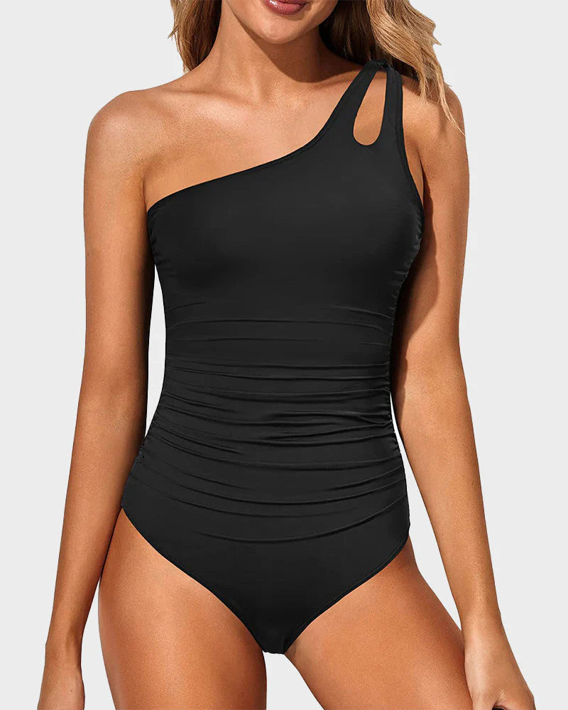 Maclair & Co. - One Shoulder One Piece Swimsuit for Women Tummy Control Bathing Suits