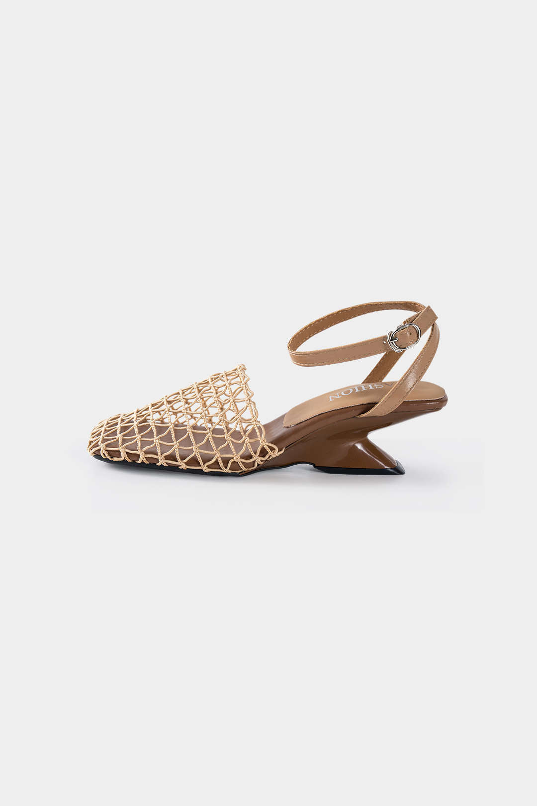 Hollow Out Faux Leather Sandals