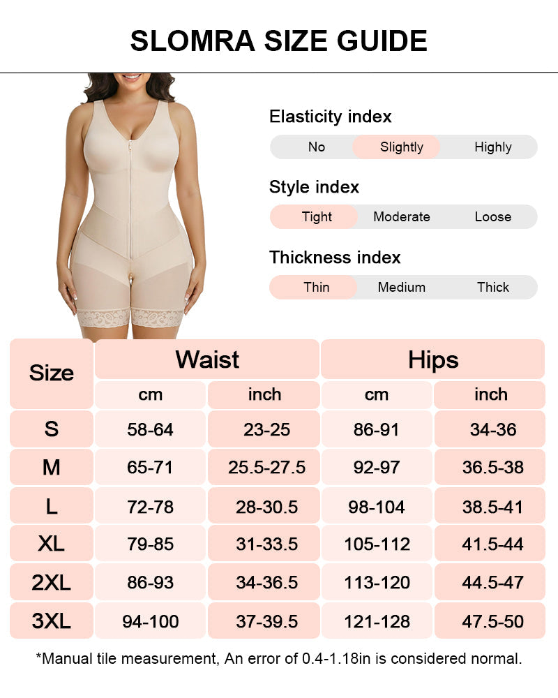 Tummy Control Fajas Shapewear with V-shape Sculpting Elastic Band