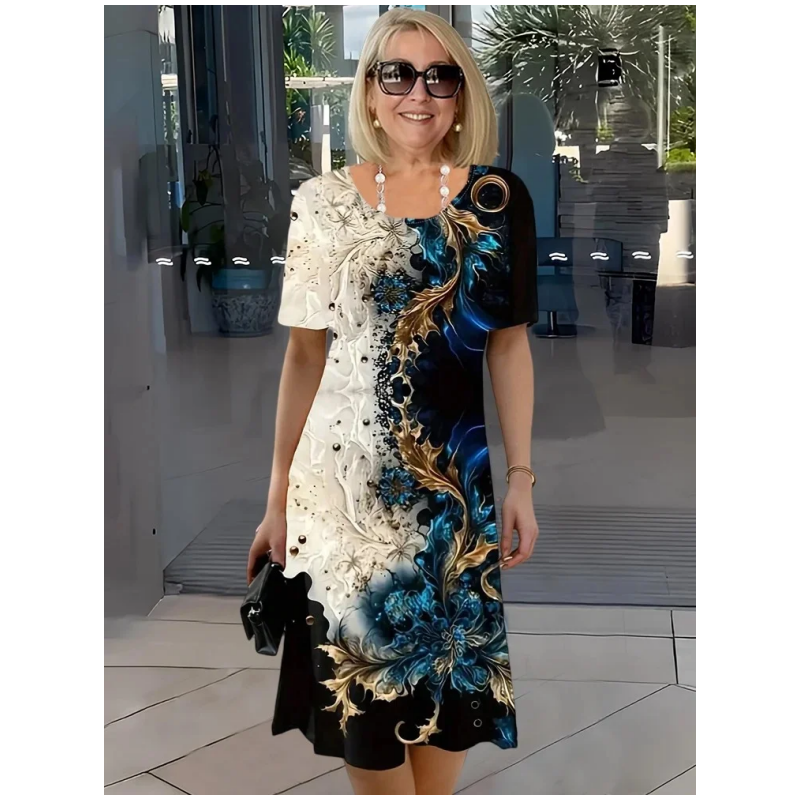 Viviana™ | Printed Relaxed Dress