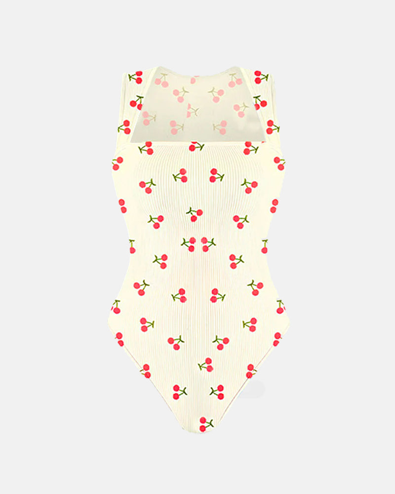 Square Neck Sleeveless Bodysuits