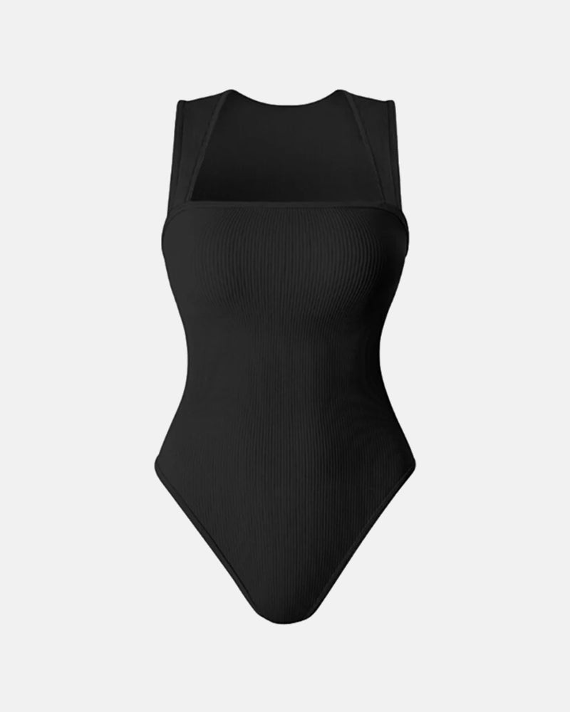 Square Neck Sleeveless Bodysuits