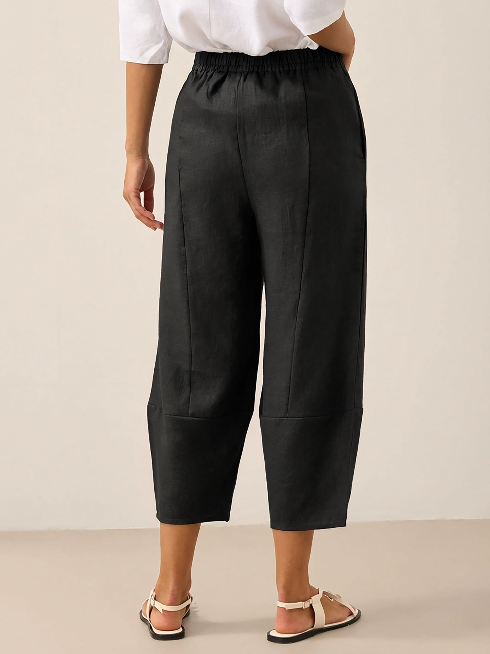 100% Linen Crop Pants RORY