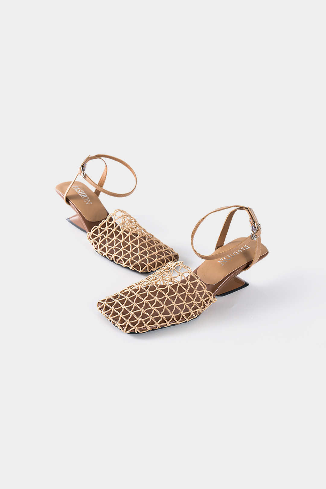 Hollow Out Faux Leather Sandals