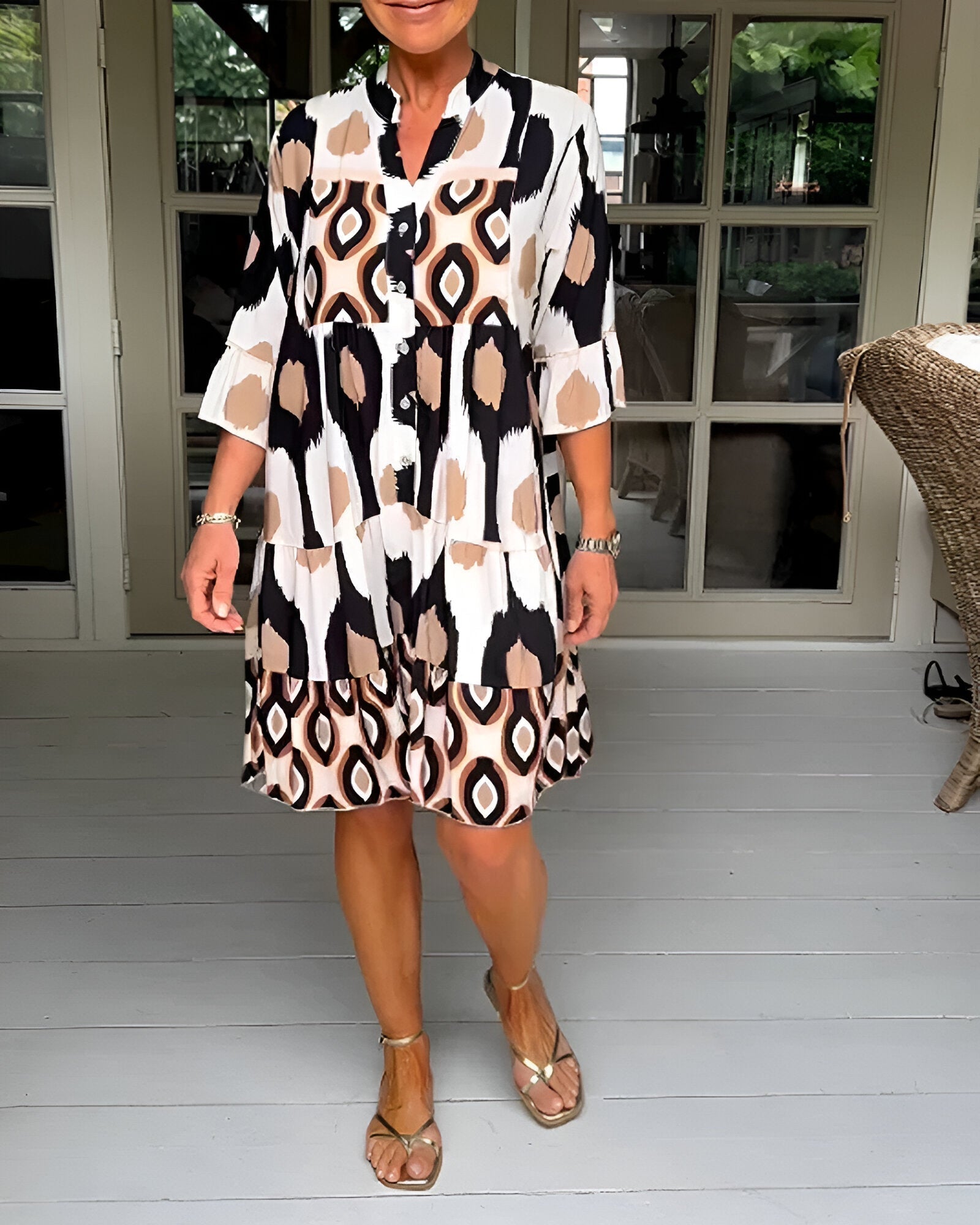 Avenia - Bohemian Casual Dress