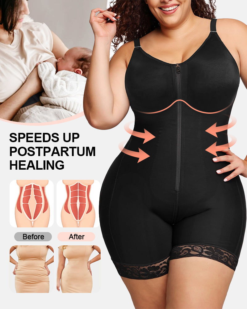 Colombian Tummy Control Postpartum Full Body Faja – Medical-Grade