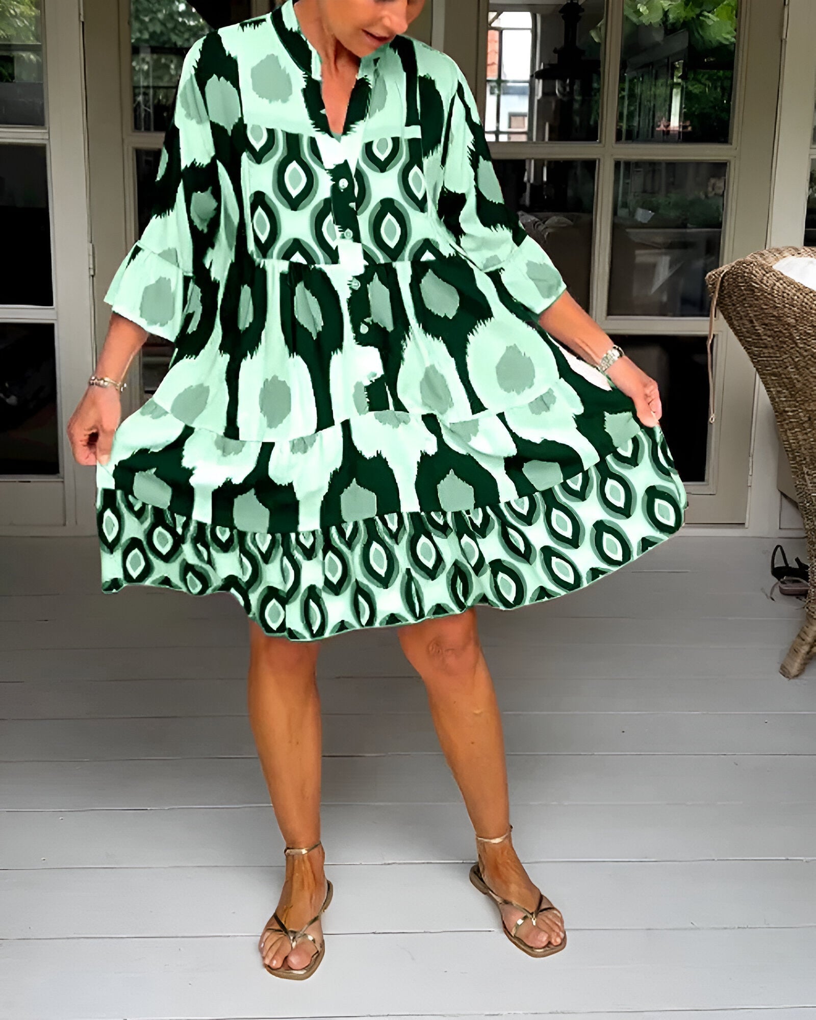 Avenia - Bohemian Casual Dress