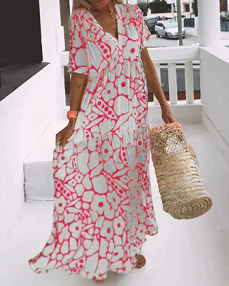 Christina | Lightweight V-Neck Summer Dress