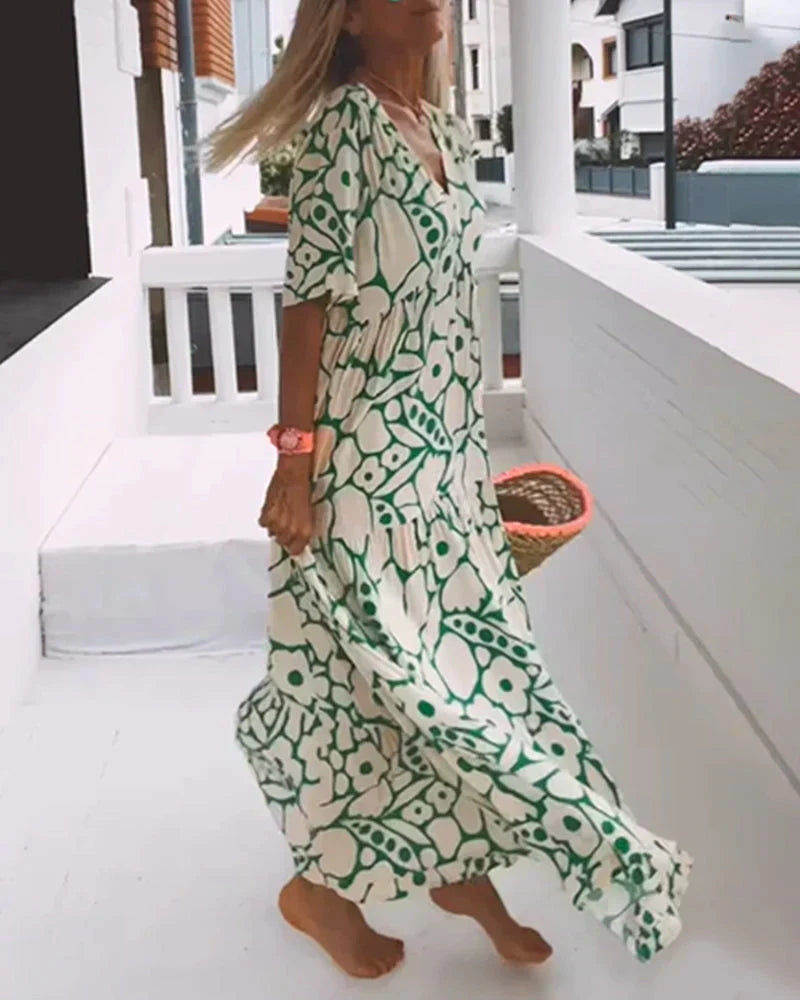 Christina | Lightweight V-Neck Summer Dress