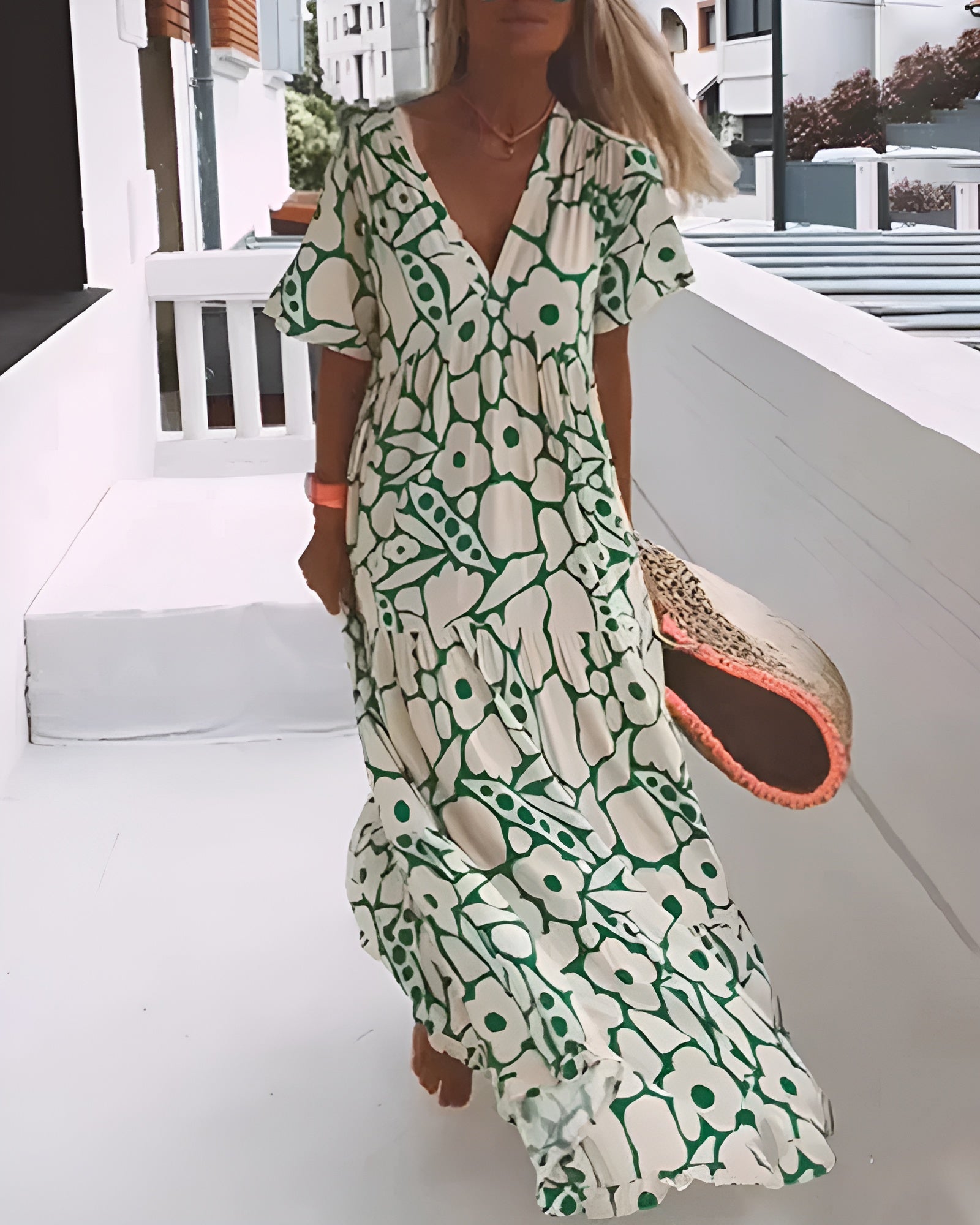 Christina | Lightweight V-Neck Summer Dress