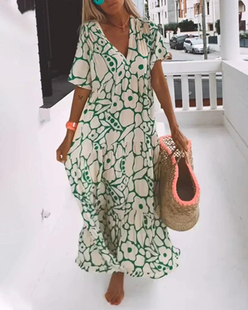 Christina | Lightweight V-Neck Summer Dress