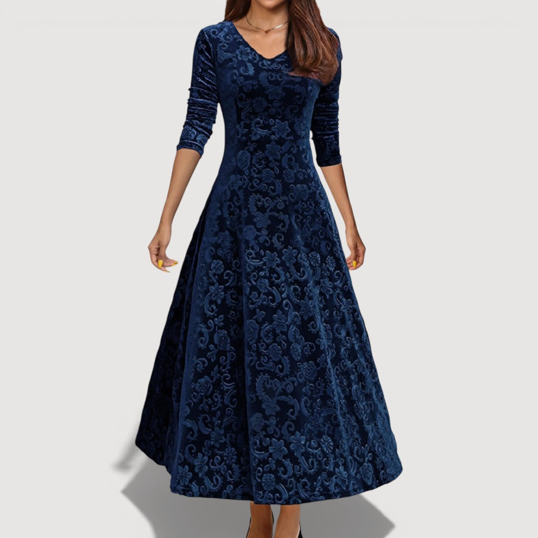 Jillian | Elegant Velvet Dress