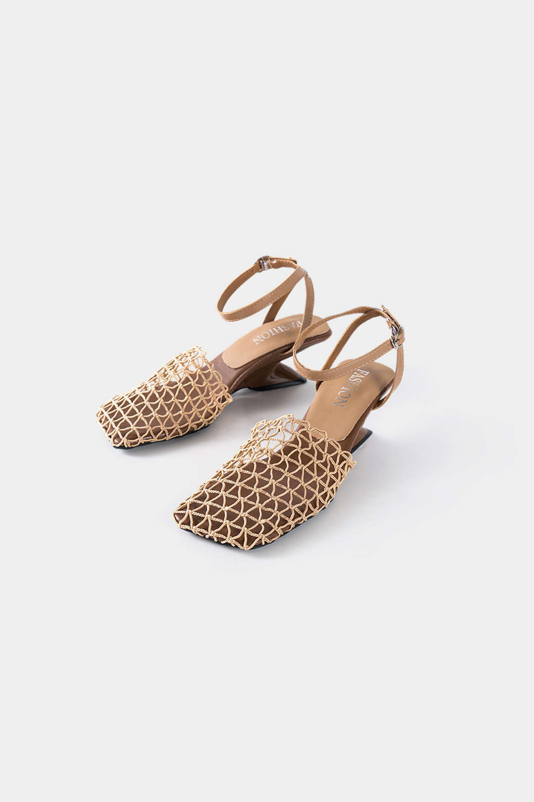 Hollow Out Faux Leather Sandals