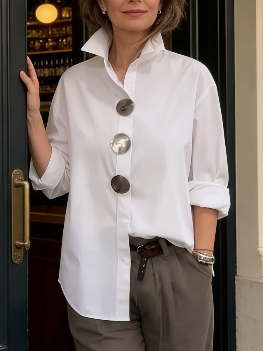 Georgina | Cotton-Linen Blouse