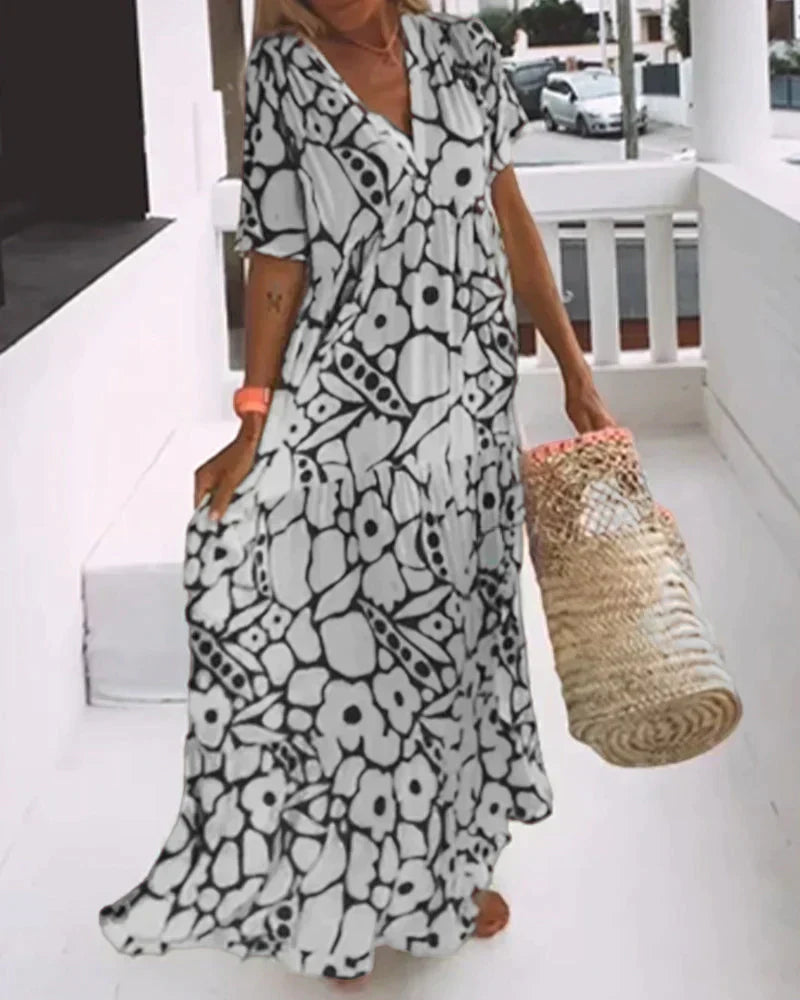 Christina | Lightweight V-Neck Summer Dress