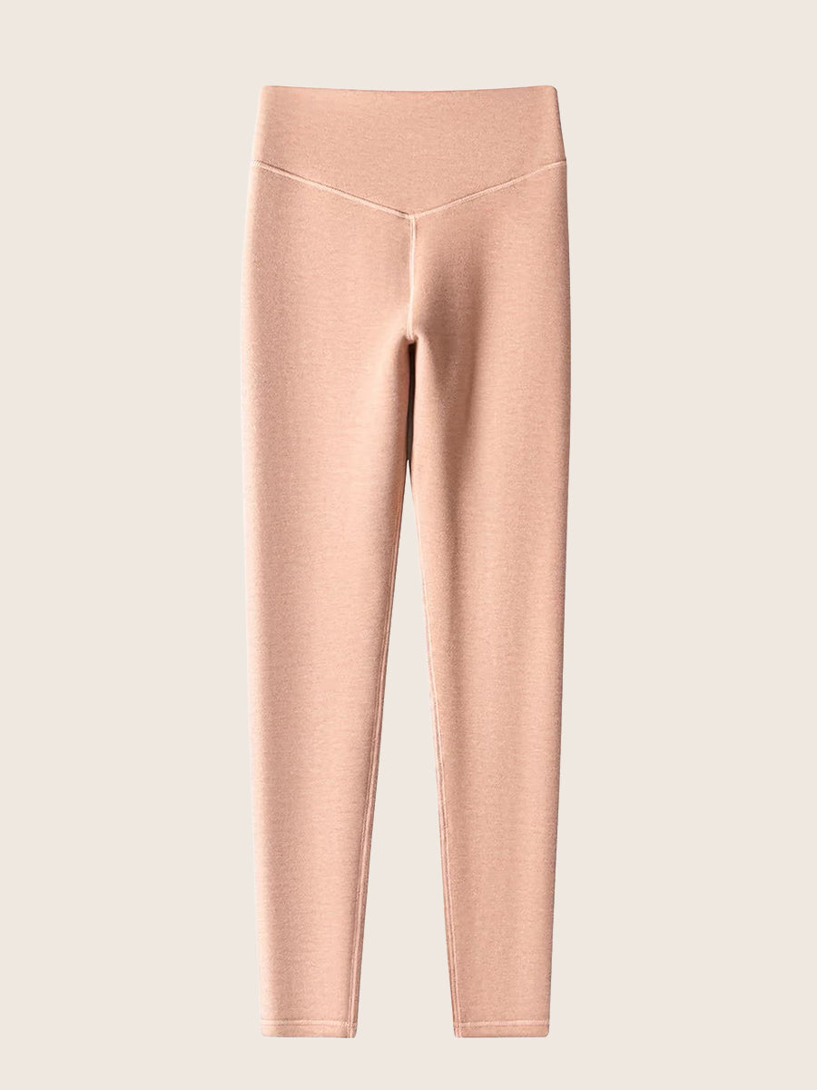 Cashmere & Silk Blend Invisible Thermal Leggings