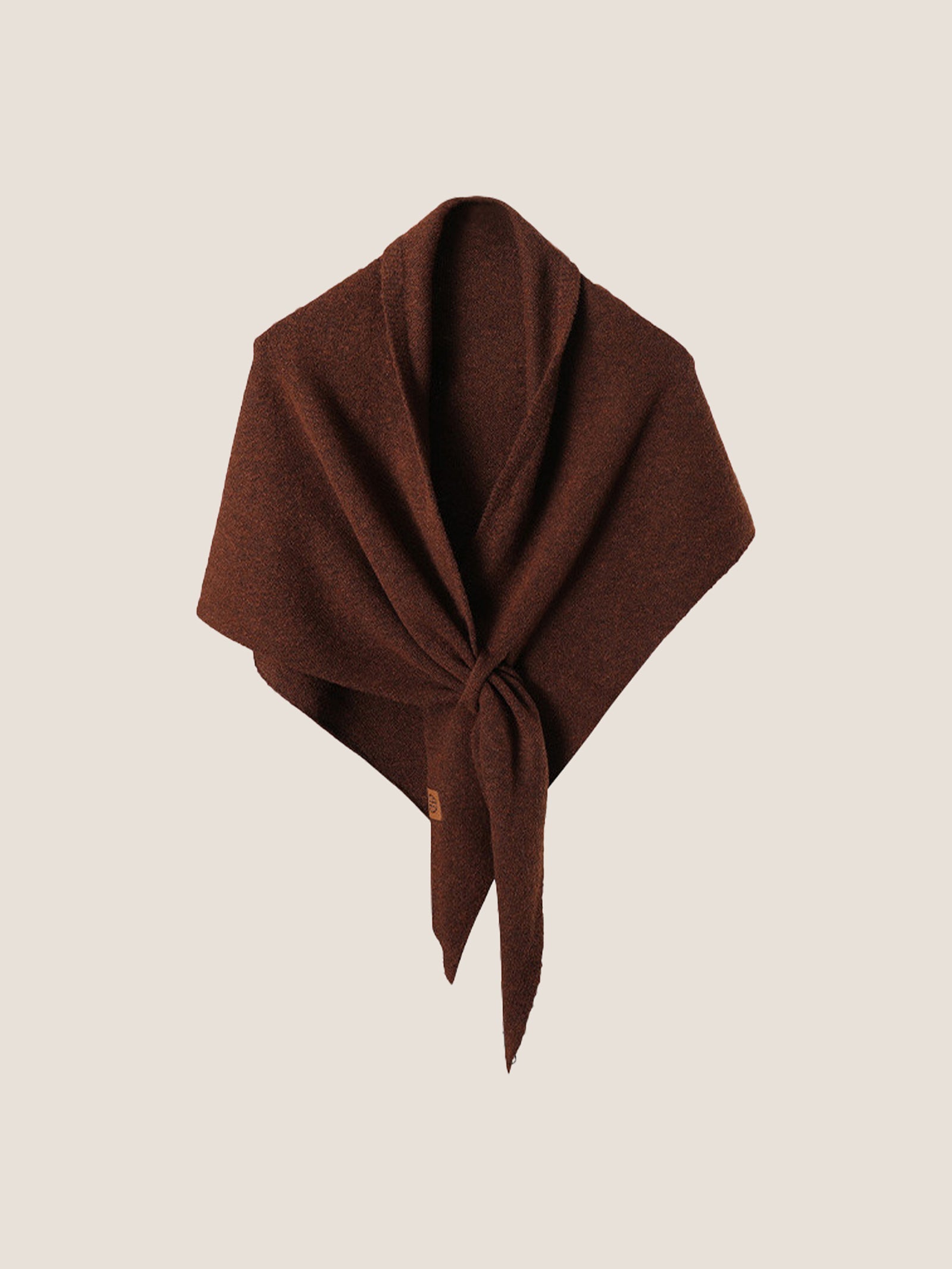 Cashmere-Wool Blend Cross-Style Shawl Scarf