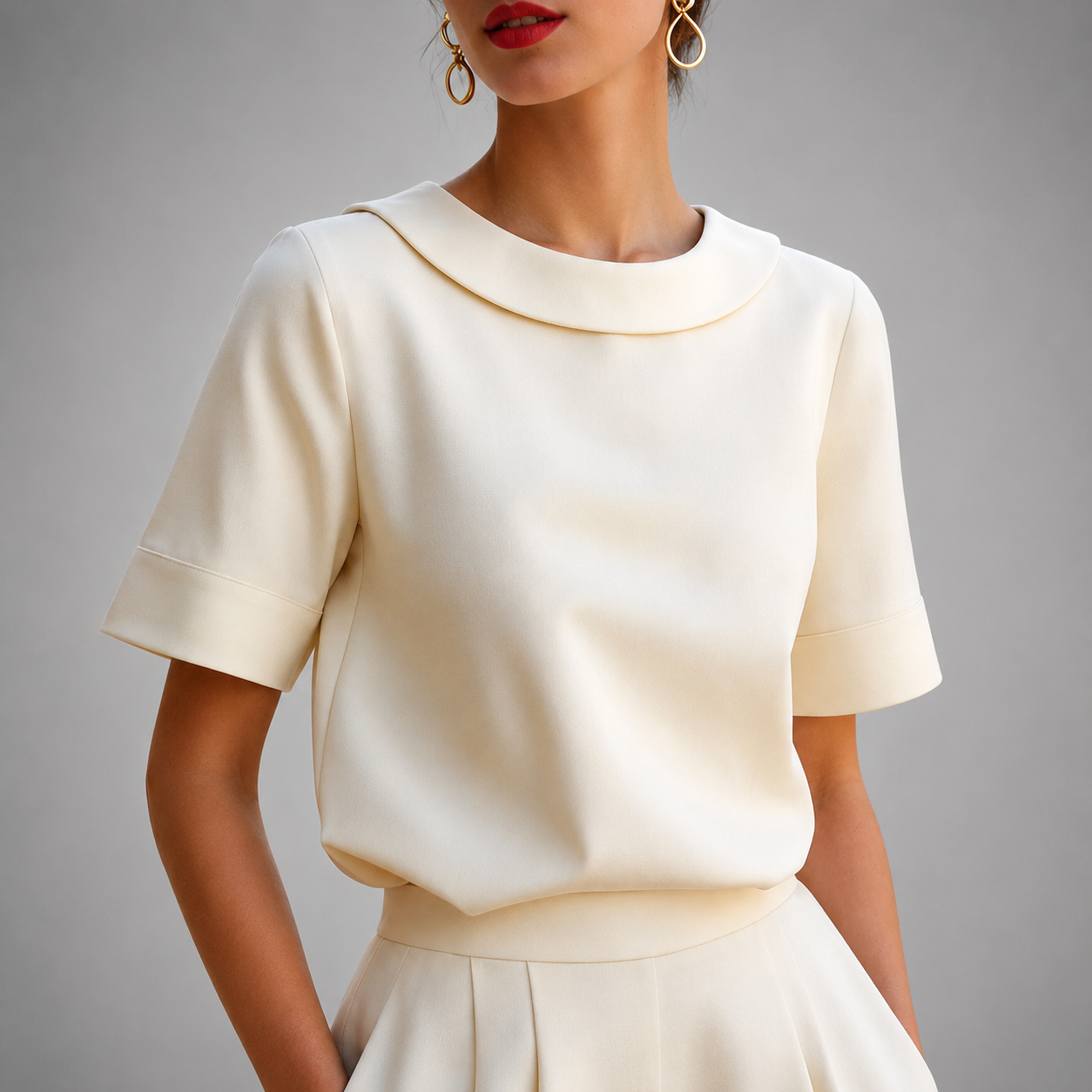 Camille Round Neck Blouse