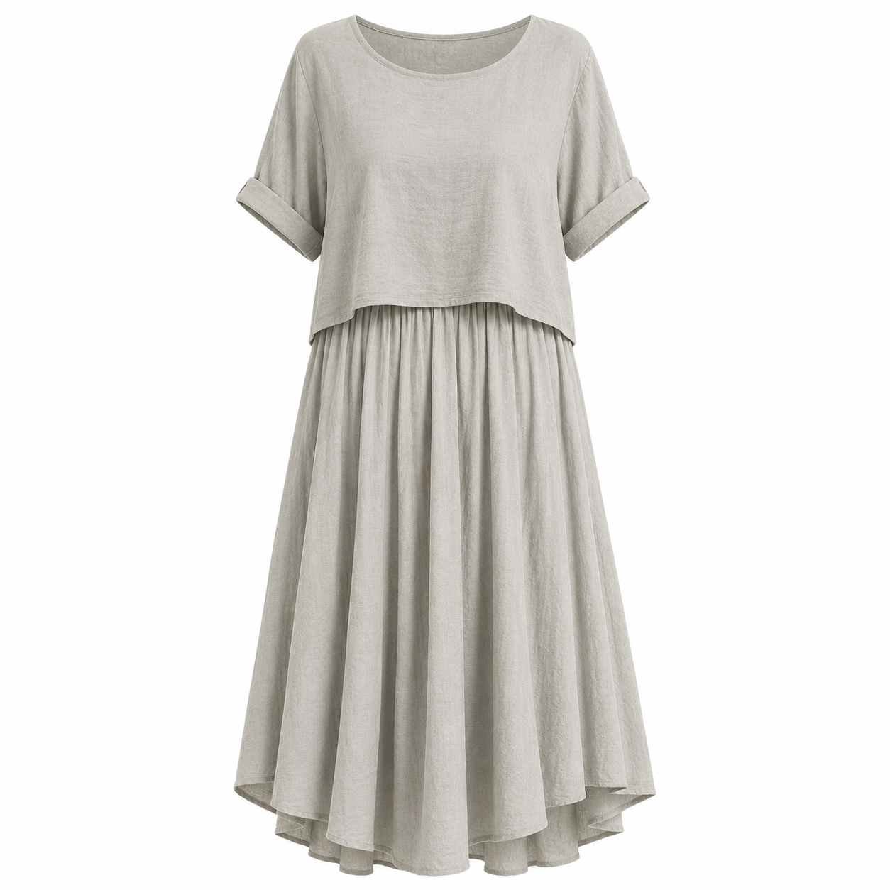 Morocco™ Cotton Linen Set with Layered Style / Two Pieces, Charm that Transcends Borders!
