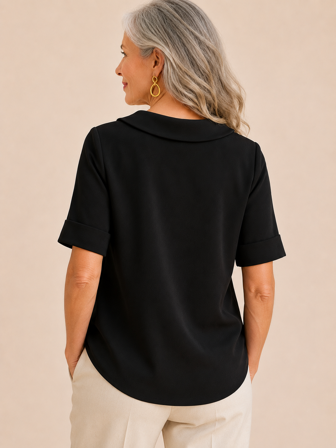 Camille Round Neck Blouse