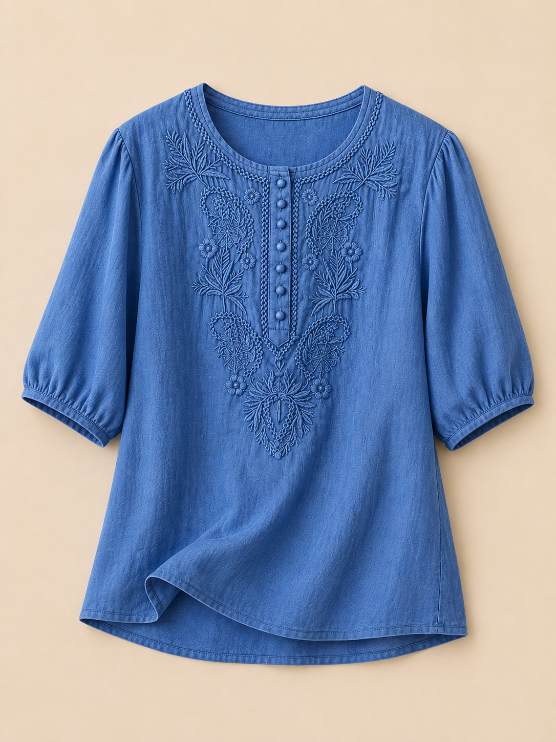 Verena Cotton Linen Blouse