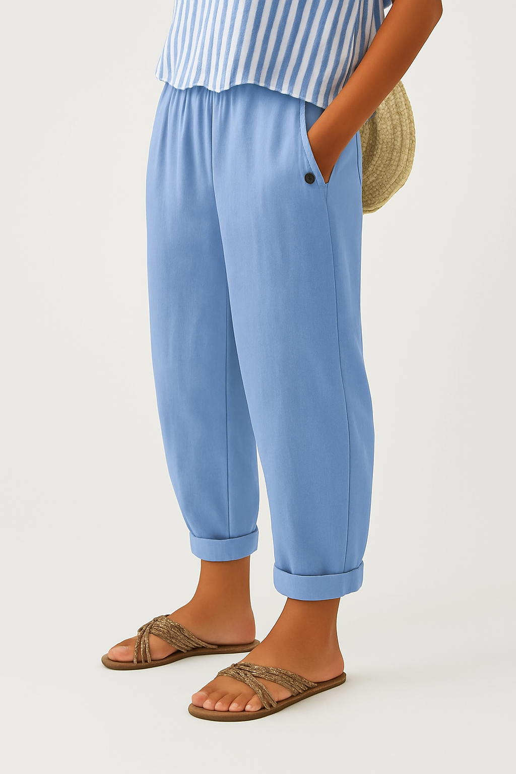 Romina™ | Timeless Linen-Cotton Trousers