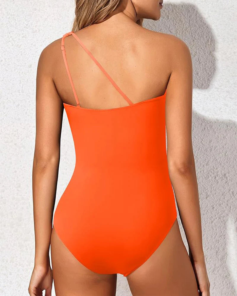Maclair & Co. - One Shoulder One Piece Swimsuit for Women Tummy Control Bathing Suits