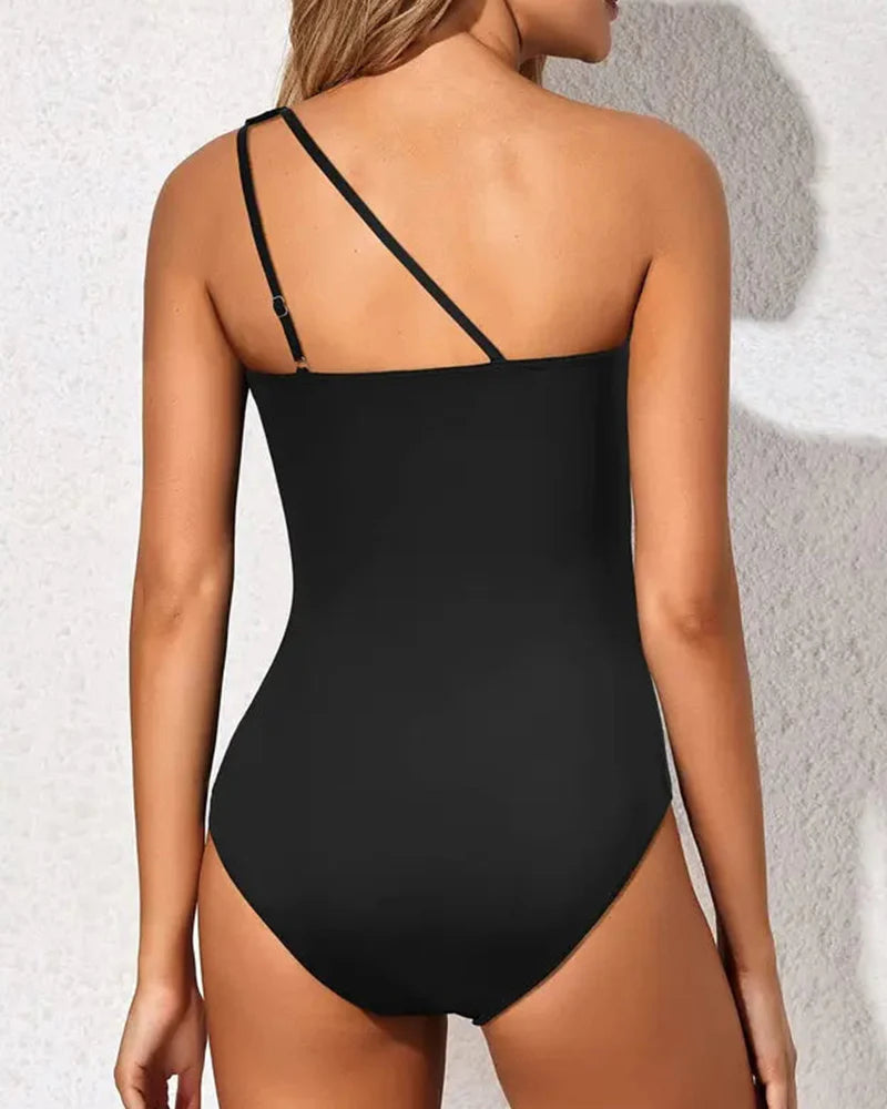 Maclair & Co. - One Shoulder One Piece Swimsuit for Women Tummy Control Bathing Suits