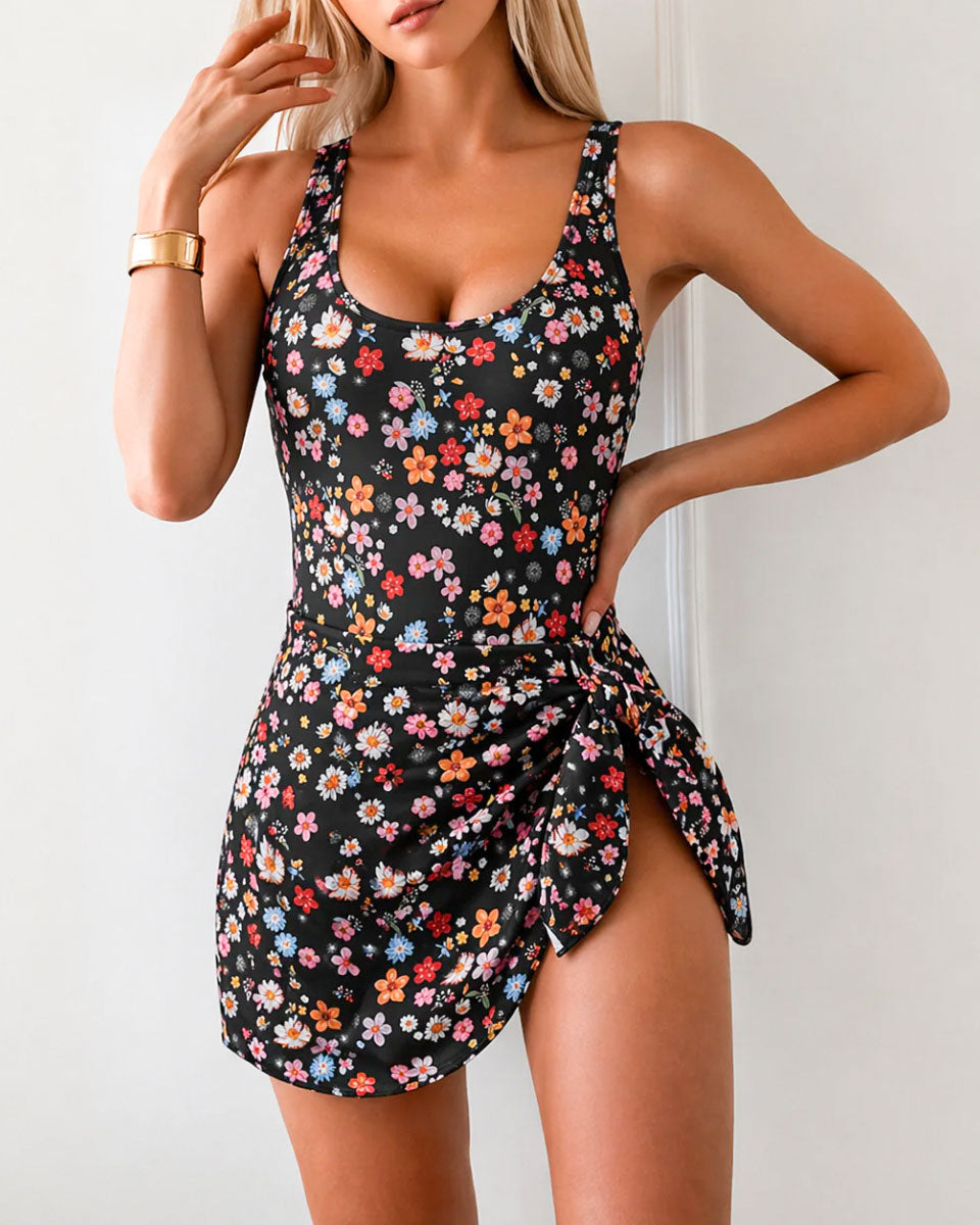 Maclair & Co. - One Piece Swimdress Swimsuits for Women Tummy Control Swim Dresses Skirt Bathing Suit